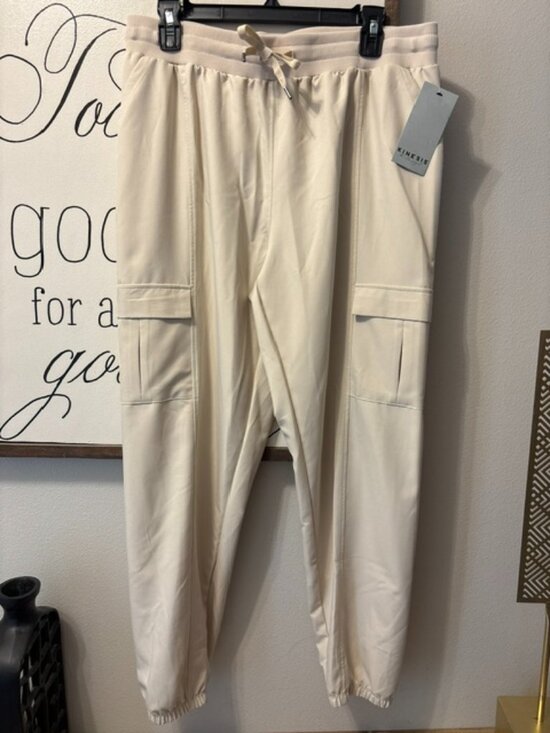 Kinesis Pants - NEW Kinesis Woven Cargo Joggers Ankle Utility Pants Women's Size L